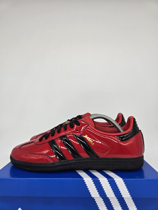 adidas Shoes - adidas Women's Samba OG IH3989 Better Scarlet Black Patent Shoes Size 7.5